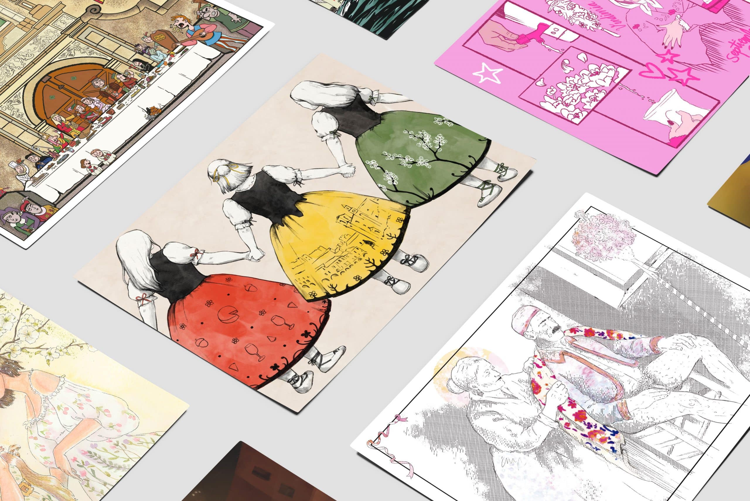 Ilustraciones de artistas extremeños