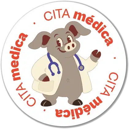 Pegatina Cita médica